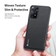 Чохол книжка Dux Ducis Fino case cover covered with nylon material for Xiaomi Redmi Note 11 Pro 5G / 11 Pro Red - зображення 3