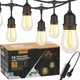 Декоративная садовая ретро-гирлянда с Wi-Fi управлением 15 м 15 LED Garden Line теплый белый (SOL1267) - изображение 3