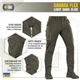 Тактические штаны M-Tac Sahara Flex Light Dark Olive Размер 36/34 - изображение 9