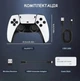 Игровая мини консоль HDMI M15 GAME STICK 4K 64GB 20000 бесплатных игр + два беспроводных контроллера белая PS1 - изображение 2