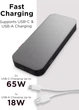 Портативний зарядний пристрій Power Bank Lenovo 20000 mAh, Go USB-C Laptop, Thunder Black - зображення 4
