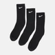 Набор мужских носков высоких хлопковых Nike U Nk Everyday Cush Crew SX7676-010 38-42 (M) 3 пары Черный (888407237195) - изображение 3