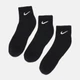 Набор мужских носков коротких хлопковых Nike U Nk Everyday Cush Ankle SX7667-010 38-42 (M) 3 пары (888407234309) - изображение 4
