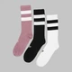 Набор мужских носков высоких хлопковых 4F Socks Cas U206 4FAW23USOCU206-93S 43-46 3 пары Разноцветный (5904698393329) - изображение 7