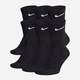 Набор женских носков высоких хлопковых Nike U NK ED PLS CSH CRW 132 SX6897-010 34-38 6 пар Черный (193658363617) - изображение 1