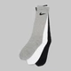 Набор мужских носков высоких хлопковых Nike U Nk Perf Ltwt Crew SX4704-901 42-45 (L) 3 пары (884726572788) - изображение 7