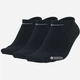 Набор мужских носков коротких хлопковых Nike Value No Show SX2554-001 42-46 (L) 3 пары Черный (659658575608) - изображение 1