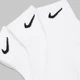 Набор мужских носков коротких хлопковых Nike V Cush Ankle Value SX4926-101 42-46 3 пары Белый (0887232701109) - изображение 5