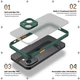 Чехол для смартфона ArmorStandart Frosted Matte для Xiaomi Redmi Note 14S 4G Dark Green (ARM85109) - изображение 2