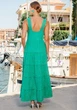 Летний сарафан длинный в пол Fresh Cotton 4075 F-03 C 46(L) Зеленый - изображение 2