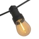Уличная ретро гирлянда PATIO E27 IP65 влагозащищенная 5м-21 патрон без ламп - изображение 9