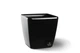 Вазон Plastkon Quadrato Flower Lover 34x34x32см антрацит без автополива - зображення 1