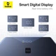 Повербанк ультратонкий 10000mAh 20W Baseus PicoGo Digital Display 2хType-C/USB чорний (P10076801123-00) - зображення 5