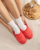 Тапочки домашние махровые закрытые утепленные Красный Maybel 36-37 (3021_2) - изображение 2