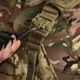 Тактическая плитоноска с напашником пиксель Attack 4 точки быстрого сброса с подсумками - изображение 4