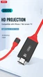 Кабель HDMI XO GB006 Lightning-HDMI 2K 1.8m Black-Red (40009) - зображення 2