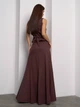 Костюм женский ISSA PLUS 14627 L Темно-коричневый (issa2007682696567) - изображение 2