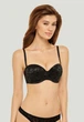 Бесшовный комплект классический бюстгальтер с пуш-ап collection Charming Lace Marc & Andre A4-0542в 70A черный - изображение 2