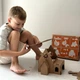 Конструктор Домик из картона, набор для творчества, серия 01, OTO VESELO - изображение 4