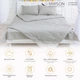 Одеяло антиаллергенное MirSon Летнее BamBoo №2376 Light Gray 140x205 (2200003031850) - изображение 2