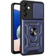 Протиударний броньований чохол із захистом камери для Samsung Galaxy A24 (A245) Armor Case Keysion blue - изображение 1