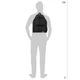 Рюкзак тканевый 24 л водонепроницаемый Bagland Stylish L 1119220726 Угольный (2011192207267) - изображение 7