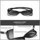 Женские поляризационные солнцезащитные очки KINGSEVEN 7260 Black Gray - изображение 4