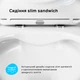 Унитаз подвесной AM.PM X-Joy Rimless CXA1700SC FlashClean с сиденьем Soft Close дюропласт - изображение 5