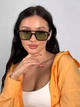 Солнцезащитные очки No Brand авиатор Celebrity с металлическим заушником зеленые (хаки) с черным - изображение 3