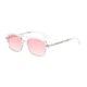 Солнцезащитные очки No Brand авиатор Celebrity с металлическим заушником градиент розовые с прозрачным - изображение 6