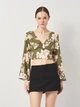 Блузка женская Zara 3278/781 S Хаки (03278781071022) - изображение 1