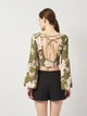 Блузка женская Zara 3278/781 S Хаки (03278781071022) - изображение 2