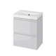Умывальник с тумбой Cersanit Moduo Slim 62x34,5x49,5см серый (UN509-041) - изображение 1