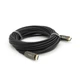 Кабель VEGGIEG HA-12 HDMI-HDMI 4K UHD, 12.0m, v2,0, OD-4.0mm, круглый, Black, коннектор Black-Metal, Box - изображение 3