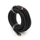 Кабель VEGGIEG HA-10 HDMI-HDMI 4K UHD, 10.0m, v2,0, OD-4.0mm, круглый, Black, коннектор Black-Metal, Box - изображение 1