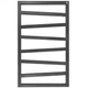 Полотенцесушитель электрический Terma Zigzag Ral 9005 835x500мм (WLZIG083050K9M5E8TS1D) - изображение 1