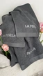 Набір махрових рушників La Perla графіт Dreamy 70х150,35х75, 35х75 - зображення 5