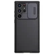 Карбонова накладка Nillkin Camshield (шторка на камеру) на Samsung Galaxy S23 Ultra Черный / Black - зображення 1