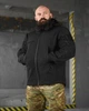 Тактична куртка Softshell Masad Black весняна з тактичними кишенями та липучками під шеврони XS - зображення 1