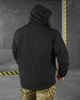 Тактична куртка Softshell Masad Black весняна з тактичними кишенями та липучками під шеврони XS - зображення 2