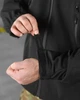 Тактична куртка Softshell Masad Black весняна з тактичними кишенями та липучками під шеврони XS - зображення 6