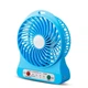 Вентилятор портативный настольный мини на аккумуляторе + USB Mini Fan 14х10х4 см Голубой - изображение 3