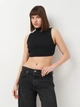 Футболка женская Zara 2643/218 L Черная (00264321800040) - изображение 1