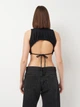 Футболка женская Zara 2643/218 L Черная (00264321800040) - изображение 2