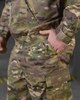 Тактичний костюм Defender Мультикам з футболкою, саржа, капюшон, пояс на резинці, манжети на хлястиках S - зображення 8