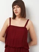 Платье женское Zara 2686/334 XS Бордовое (02686334606019) - изображение 4