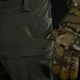 Анатомічні нейлонові штани хакі з кишення 46р - зображення 5