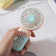 Ручной / настольный вентилятор на аккумуляторе Mini Fan односкоростной мини-вентилятор, 12.8х6.3х4.4 см, голубой (104016172) - изображение 5