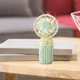 Ручной / настольный вентилятор на аккумуляторе Mini Fan односкоростной мини-вентилятор, 12.8х6.3х4.4 см, зеленый (104015556) - изображение 5