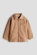 Куртка-рубашка свободного кроя бежевая H&M 128см (400010796) - изображение 1